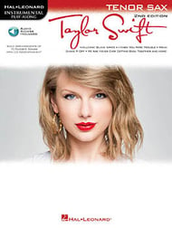 TAYLOR SWIFT TENOR SAX Book with Online Audio Access - 2nd Edition cover